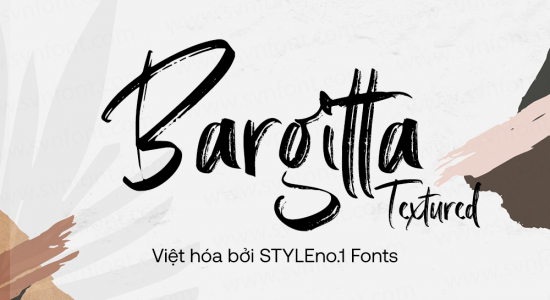 SVN-Bargitta Textured thường sử dụng để logo, thiết kế truyền thông xã hội, thiết kế in ấn,..